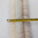 Natural Fur Tapes for Collar DIY Apparel Sewing Fluffy Trim Trimming Fabric Home Decoration Red Pink Beige Sewing Costume Crafts