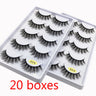 50/100 Pairs False Eyelashes Wholesale Fluffy Long Lashes Natural Makeup Tools Eye Lashes Bulk Faux Mink Lashes maquiagem