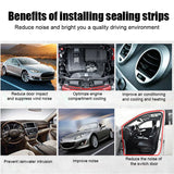 Car Door Seal Strip Trunk Edge Stickers For Renault Clio Megane Grand Scenic Espace 1 2 3 4 Cc Kangoo Koleos Captur Kadjar Modus