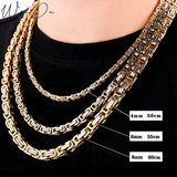 [316L Stainless Steel] Domineering Emperor Chain High Quality Steel Unisex Fashion Charm Element Chain Birthday Gift