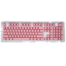 104 Keys Mechanical Keyboard PBT Keycaps Replacement Ergonomic Oil-resistant Gaming Keyboard Key Caps with Key Puller