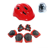 7Pcs/set Kids Boy Girl Safety Helmet Knee Elbow Pad Sets Children Cycling Skate Bicycle Helmet Protection Safety Guard