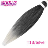 Braiding Hair Extensions Synthetic Hair for Braids Ombre Pre Stretched Jumbo Braids Hair Hot Water Setting Braid Mirra's Mirror