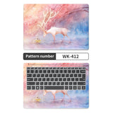 DIY Cat  Laptop Cover Skins Stickers Notebook PVC Skin12"/13"/14"/15"/17" Stickers for Acer/Macbook/Lenovo/Asus/HP/Dell Decal