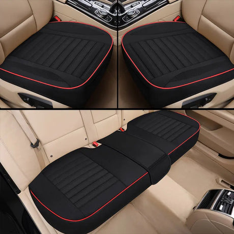 Car Seat Cover,Flax Cushion Seasons Universal Breathable  For Most Four-Door Sedan&SUV Ultra-Luxury Car Seat Protection