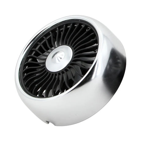 Summer Car USB Fan 3 Gear Wind Adjustment Air Conditioner Outlet Center Console Electric Fan Cool Appliances With Ambient Light