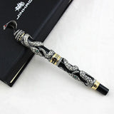 High Quality Jinhao Metal Snake Pen Luxury Calligraphy Ink pen Cobra 3D Pattern Gift 0.7 Nib Office Supplies Roller Ball Pens