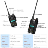 2024 10W Baofeng UV 9R plus 40 km walkie talkie for hunting 50 km hf transceiver vhf uhf ham radio long range CB radio station