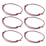 50pcs/lot Unisex Woven Korean Waxed Polyester Cord Bracelet Handmade Adjustable Thread Rope Bracelets Gift For Women Men