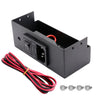 3D Printer Parts 220V/110V 12V/24V 360W Power Supply Switch Male Socket with Fuse 3D printer power shell