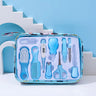 10pcs/set Baby Care Kit Nose Cleaner Safety Tools for Newborn Hygiene Kits Grooming Set Nail Hair Clipper Scissor Comb