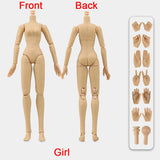 OB24 Blyth Dolls Body for ICY Moveable joints Blyth Boy Girl doll Body 19 joint azone s pure neemo 1/6 BJD ob24 anime girl