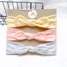 3pcs/lot Solid Nylon baby headband Bow Headbands For Cute Kids  Indian Turban Knot Rabbit Cotton Kids Hair Accessories