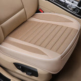 Car Seat Cover,Flax Cushion Seasons Universal Breathable  For Most Four-Door Sedan&SUV Ultra-Luxury Car Seat Protection