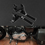 Motorcycle Rear Passenger Foot Pegs Mount Black Pedal For Harley Sportster Iron 883 1200 XL 48 72 SuperLow 2014-2021