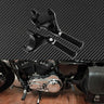 Motorcycle Rear Passenger Foot Pegs Mount Black Pedal For Harley Sportster Iron 883 1200 XL 48 72 SuperLow 2014-2021