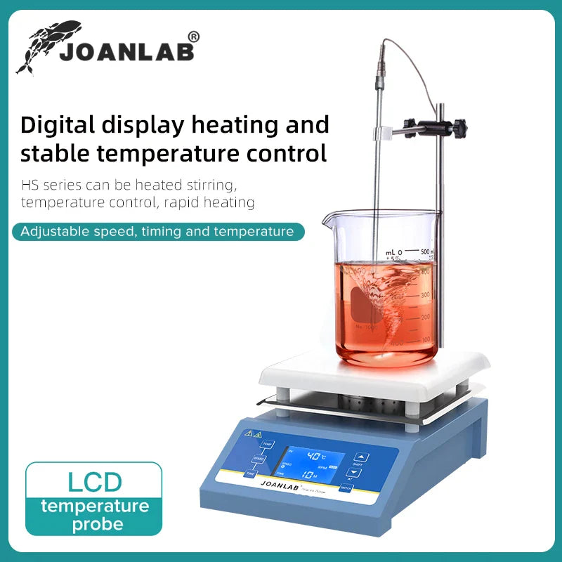 Magnetic Stirrer Hot Plate Lab Equipment Heating Stirrer Digital Display Magnetic Mixer With Stir Bar 3L 5L Liquid Stirrer 220v