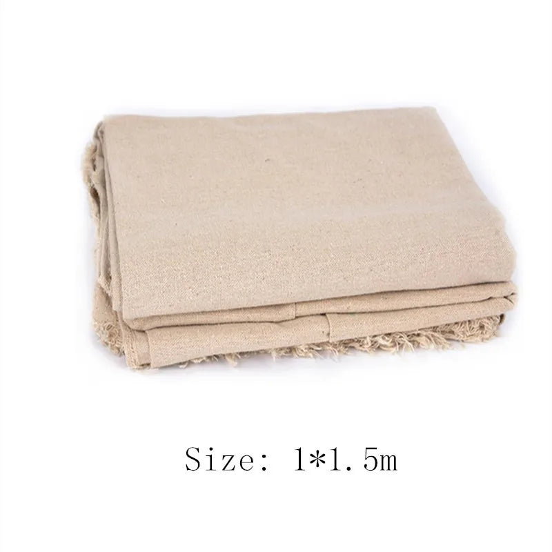 1M Pottery Special Linen Cloth Clay Burlap DIY Pottery Ceramics Clay Craft Pad Cloth Pottery Printing Texture Sculpture Tool