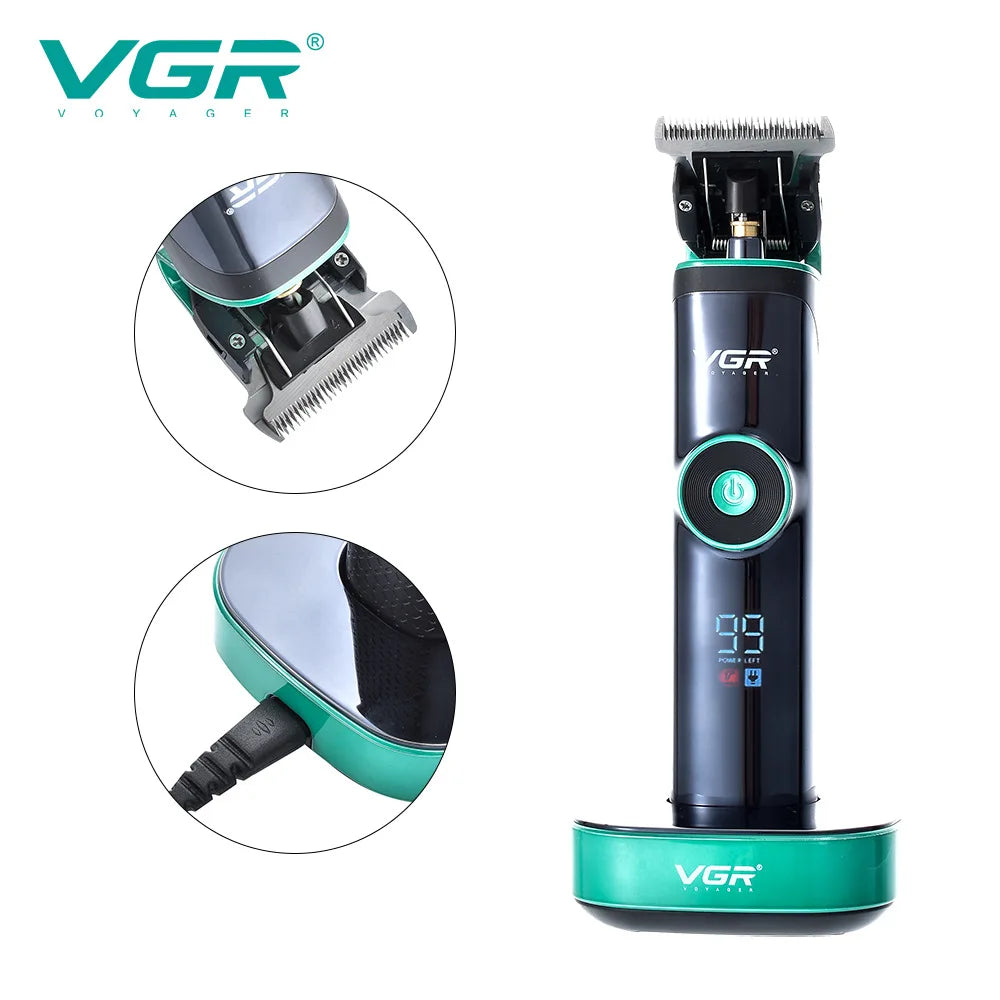 VGR V671 Hair Clipper Professional Personal Care Home Appliance Barber Trimmer For Men Cutting Machine USB Fast Charging VGR 671