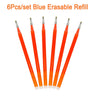 DELVTCH Erasable Gel Pen 0.7mm 0.5mm Bullet Tip Blue Black Red Color Ink Refill Rods Writing Drawing Painting Washable Handle