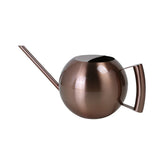 1L Stainless Steel Watering Pot Gardening Potted Small Watering Can With Handle For Watering Plants Flower Garden Tool