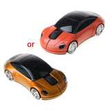 2.4G 1600DPI Mouse USB Receiver Wireless LED Light Car Shape Optical Mice