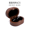 Marriage Engagement Wooden Ring Box for Wedding Custom Proposal Engraved Ring Bearer