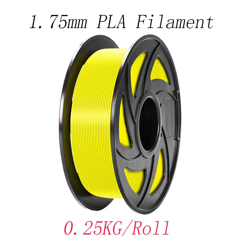 3D Printer Parts & Accessories 0.25kg/Roll Diameter 1.75mm PLA Filament with White Black Red Blue Yellow Pink Green Orange Gary