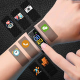 115 Plus Waterproof Smart Watch Wristband Fitness Tracker Pedometers Smart Bracelet Health Heart Rate Blood Pressure Monitor