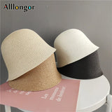 Foldable Sun Hats Women New 2023 Summer Sun visor Protection Straw Hats Panama Beach Bucket Cap Sombreros De Mujer Sunhats