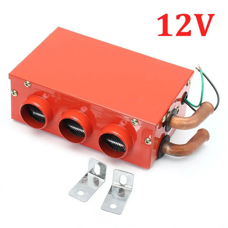 12V 24W Universal Portable Car Heater Auto Van Heating Air Heater Compact Defroster Demister Car Electrical Appliances Red