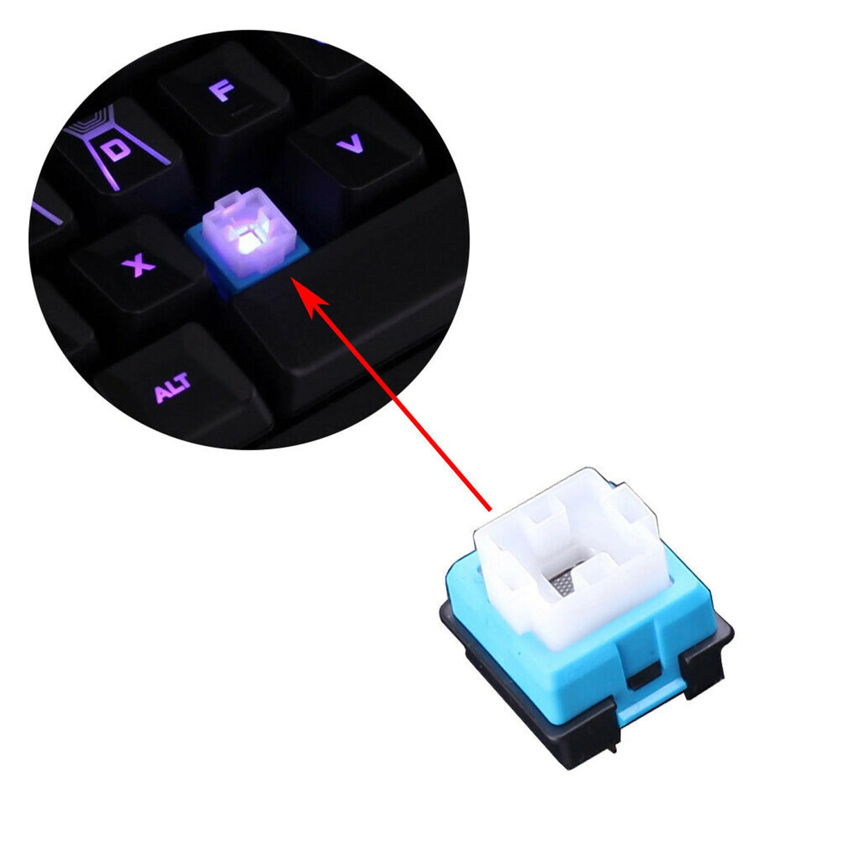 Replacement Romer-G Mechanical Keyboard Switches for Logitech G310 G810 G910 G413 G513 G Pro Keyboard