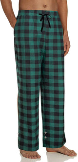 2020 New Men´s Casual Cotton Pajama Long Pant Soft Comfortable Loose Elastic Waistband Plaid Sleepwear Lounge Pants