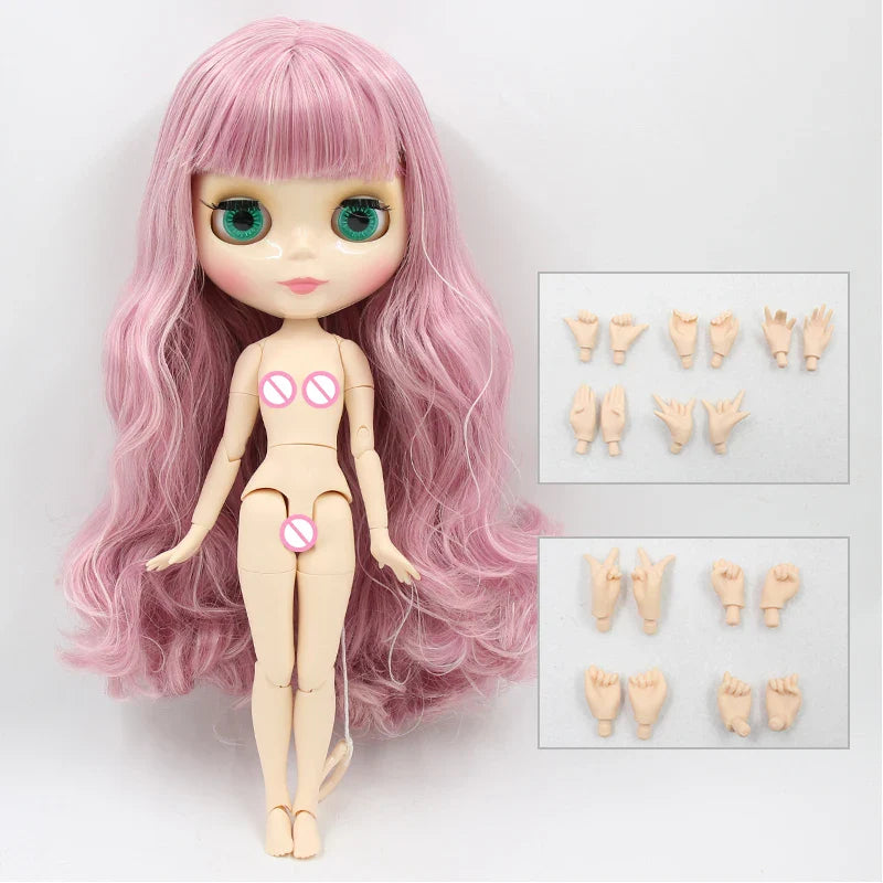 ICY DBS blyth doll 1/6 BJD toy custom doll joint body special offer on sale random eyes color nude doll 30cm anime girls gift