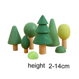 Wooden Rainbow Block Wood Stacking Toys Grimms Rainbow Building Blocks Balls Montessori Eductaional Toy Kids Rainbow Stacker