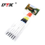 FTK Barguzinsky Fir 5Pcs/Lot Bobber Fishing Float  Length 17cm/20.5cm  Float  1G 3G For Carp Fishing Tackle Accessories