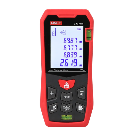 UNI-T Laser Rangefinder LM50A LM70A LM100A LM120A Laser Distance Meter Digital Range Finder Tape Measure