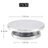 15/20/25/30CM Pottery Wheel Aluminum Turntable, DIY Clay Tools Double-Sided Cake Pottery Turntable Sculpture Ceramics Cake Stand