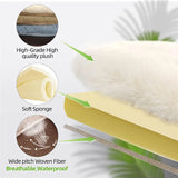 Baby Stroller Accessories Soft Faux Rabbit Fur Seat Cushion Winter Thick Seat Mat Kids Pushchair High Chair Prams Liner Pad Gift