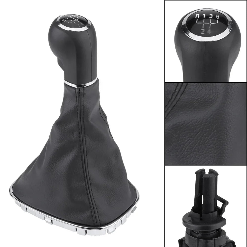 5 Speed Car Gear Shift Knob Lever Stick Gaitor Boot Cover For Opel/Vauxhall Corsa D 2006-2014 009140093 19276456