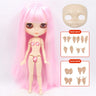 ICY DBS Blyth Doll Joint Body 30CM BJD Toy White Shiny Face and frosted Face with Extra Hands AB and Panel 1/6 DIY Fashion Doll