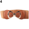 HOT SALES！！！New Arrival Women Bowknot Buckle Metallic Faux Leather Waistband Elastic Croset Waist Belt Wholesale Dropshipping