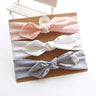 3pcs/lot Solid Nylon baby headband Bow Headbands For Cute Kids  Indian Turban Knot Rabbit Cotton Kids Hair Accessories