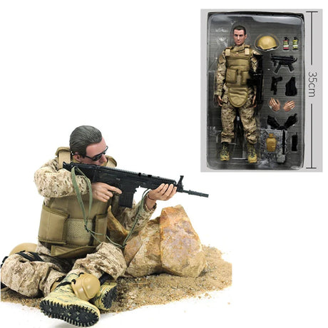 1/6 Special Forces Soldiers BJD Military Army Man Action Toy Figure Set