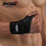 JINGBA SUPPORT 1PCS High quality Neoprene Adjustable Protective Gear Boxing hand wraps support+Weightlifting Bandage Wristband