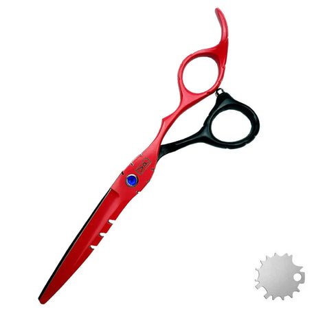 6.0 inch 17cm Professional hairdressing scissors Straight Shears Cutting and thinning tools Barber shop thinning scissors