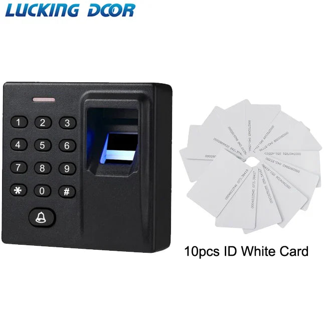 Mini Biometric Fingerprint Access Control Standalone Door Controller Keypad Finger and RFID Card Door Entry Lock D1-j