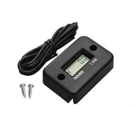 Waterproof Digital Hour Meter LCD Display Portable Engine Gauge Hour Meter For Motorcycle/Boat Engines Counter Hour Meter FE04