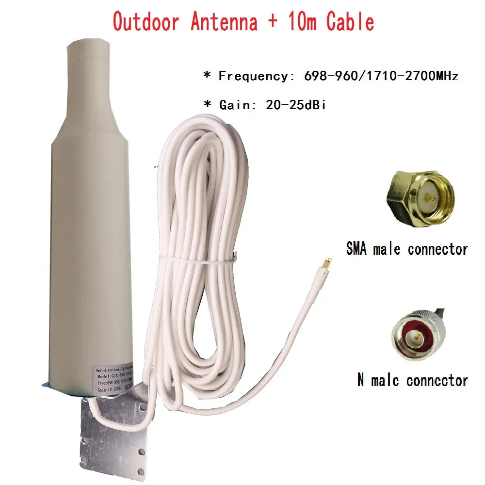 Communication Outdoor antenna for wifi router 2g 3g 4g mobile signal amplifier UMTS LTE Repeater 900 1800 2100 signal booster