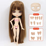 ICY DBS Blyth Doll Joint Body 30CM BJD Toy White Shiny Face and frosted Face with Extra Hands AB and Panel 1/6 DIY Fashion Doll